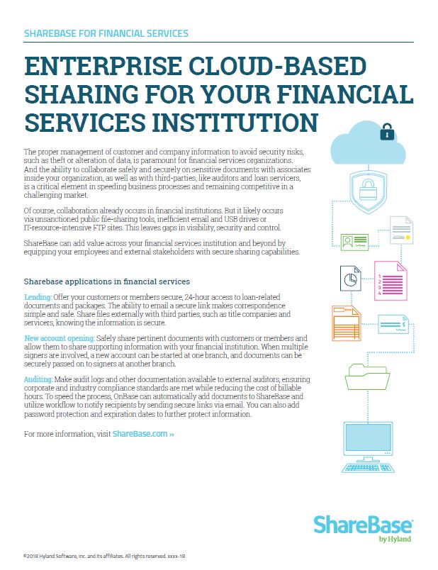 ShareBase, Financial Services, Kyocera, Software, Document Management, Lasalle Business Machines